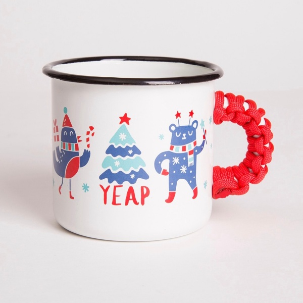 Beautiful Enamel Mug 